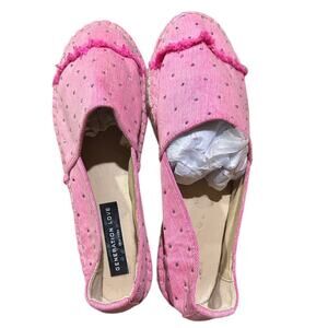 Generation Love women’s NWOT’s pink with sequins espradrille shoes. Size 6.5